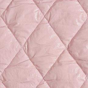 tessuto trapuntato Rombi leggermente lucenti – rosa chiaro, 