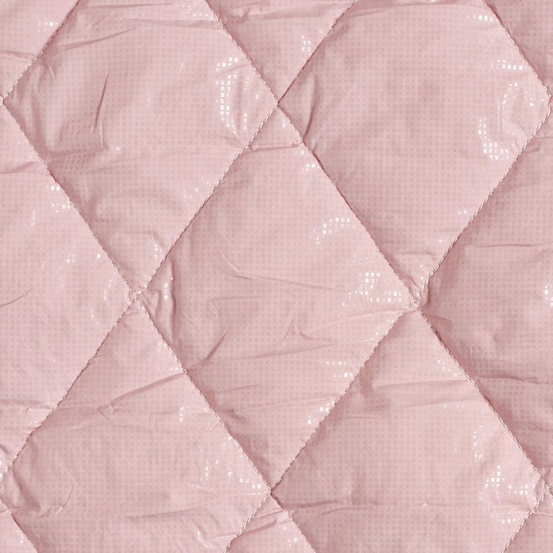 tessuto trapuntato Rombi leggermente lucenti – rosa chiaro,  image number 1