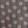 Chiffon con fiori in raso e righe metalliche – nero/bianco,  thumbnail number 1