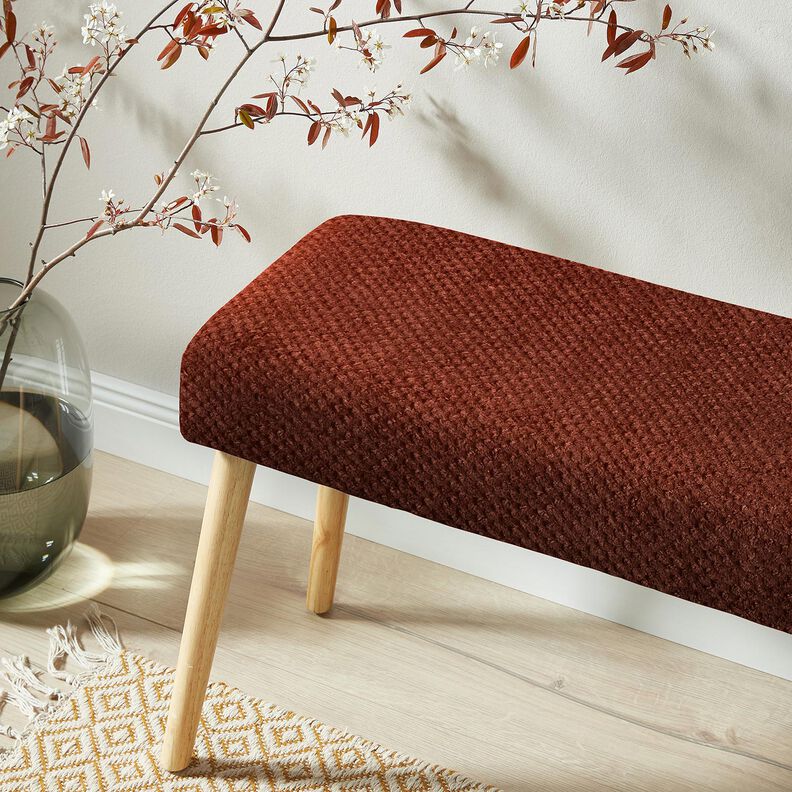 tessuto da tappezzeria Morbido motivo strutturato – bronzo,  image number 8