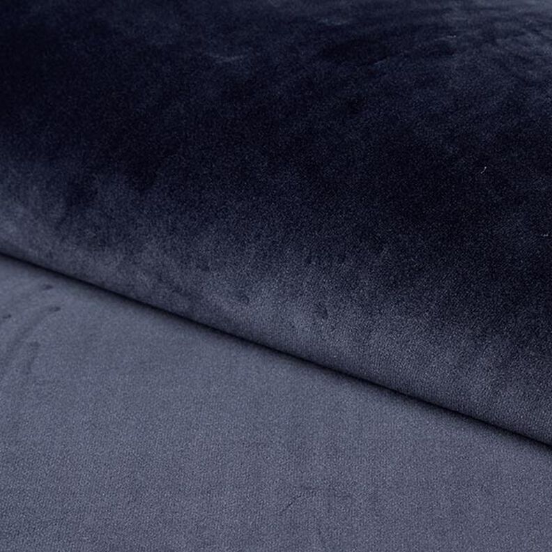 tessuto da tappezzeria velluto – blu notte,  image number 1