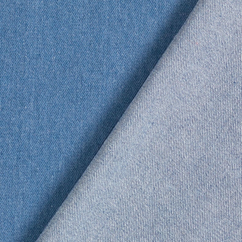 Denim in cotone pesante – colore blu jeans,  image number 3