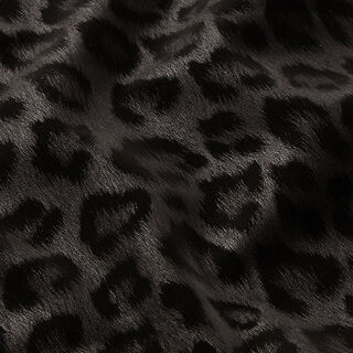 Softshell con stampa leopardata – nero, 