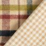 Tessuto per cappotto double face, motivo a quadri – beige/marrone,  thumbnail number 5