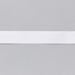 Nastro in satin [15 mm] – bianco, 