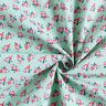 tessuto in cotone cretonne piccole rose – verde menta,  thumbnail number 4