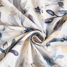 tessuto arredo mezzo panama grandi fiori – mandorla/blu,  thumbnail number 3