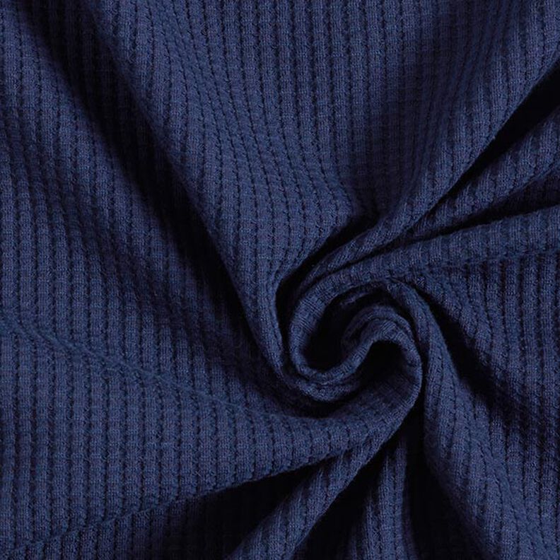 jersey di cotone nido d’ape tinta unita – blu marino,  image number 1