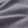 Tessuto per camicia a quadri piccoli – nero/azzurro,  thumbnail number 2