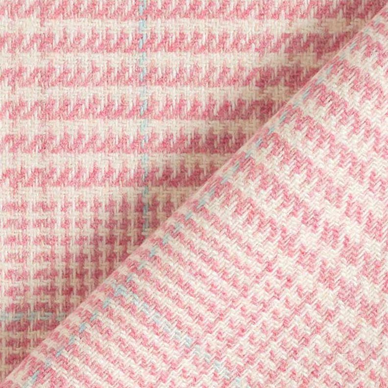 Tessuto in lana Principe di Galles – rosa,  image number 6