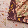 tessuto arredo mezzo panama Amabili fiori – albicocca/rosso merlot,  thumbnail number 5
