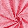 French terry, felpa estiva Cuori sovrapposti – rosa/rosso fuoco,  thumbnail number 3
