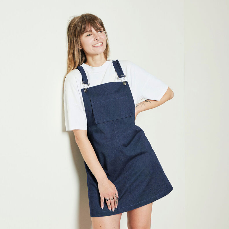 Denim in cotone pesante – blu marino,  image number 6