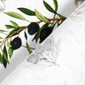 tessuto arredo panama Olive – bianco/nero,  thumbnail number 4