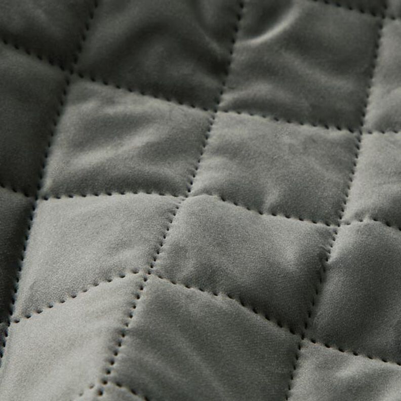 tessuto da tappezzeria velluto tessuto trapuntato – grigio scuro,  image number 2
