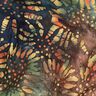 tessuto in cotone Soli Batik – abete blu/marrone castagna,  thumbnail number 2