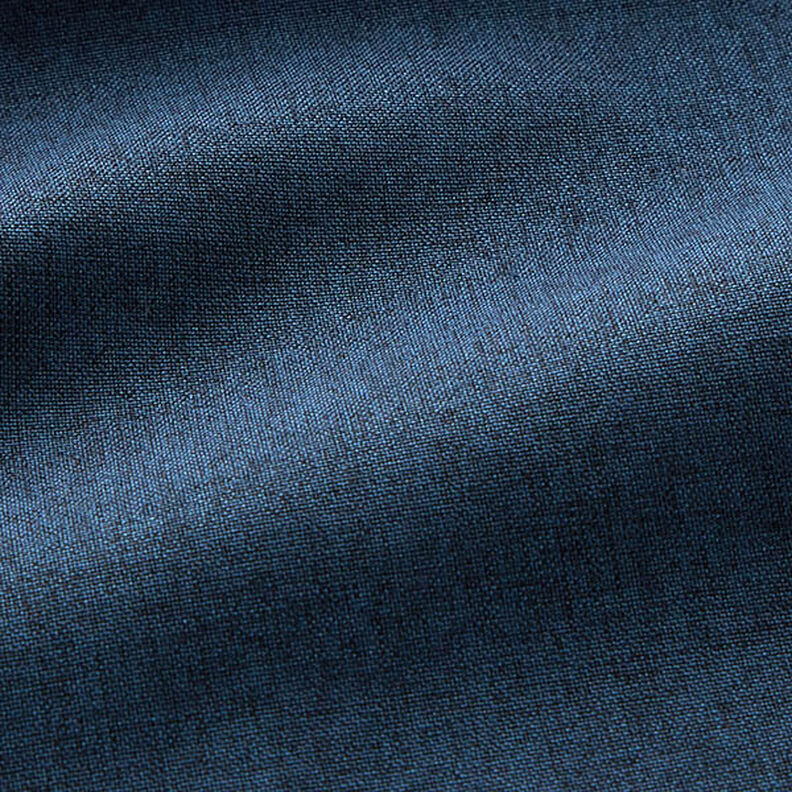 tessuto da tappezzeria mélange, tinta unita – blu marino,  image number 2