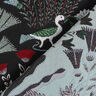 tessuto arredo gobelin Botanica paradisiaca – nero/verde,  thumbnail number 5