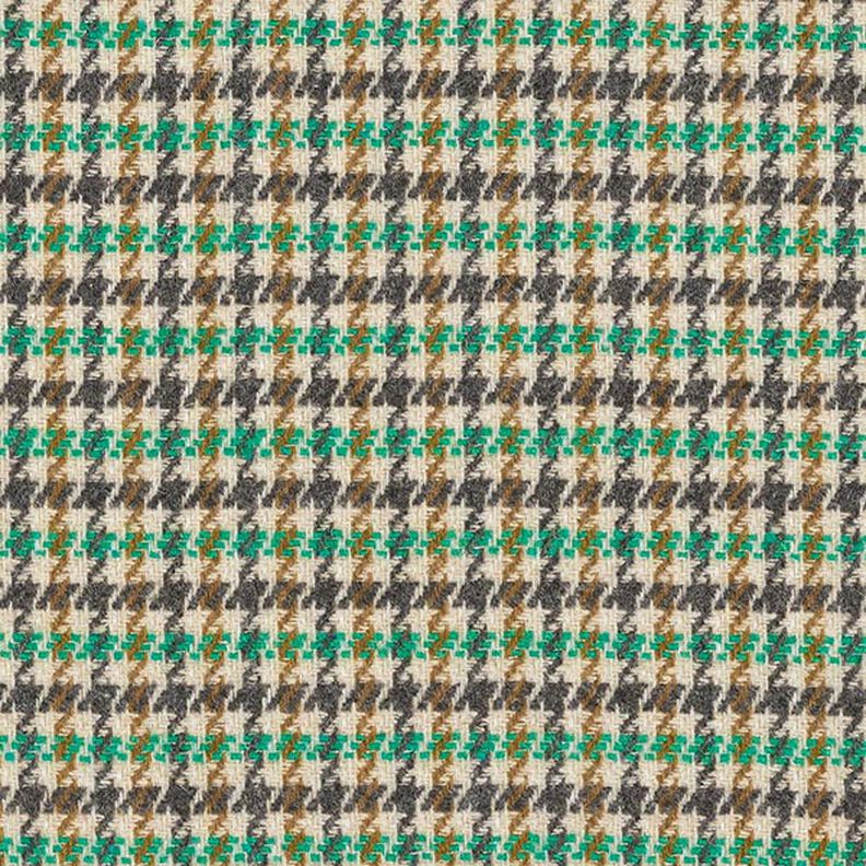 Misto lana a quadretti – verde/antracite,  image number 1