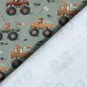 jersey di cotone Animali nei monster truck stampa digitale &ndash; grigio elefante,  thumbnail number 4