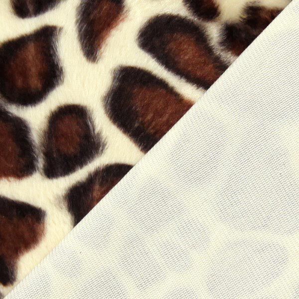 pelliccia sintetica giraffa – marrone,  image number 3