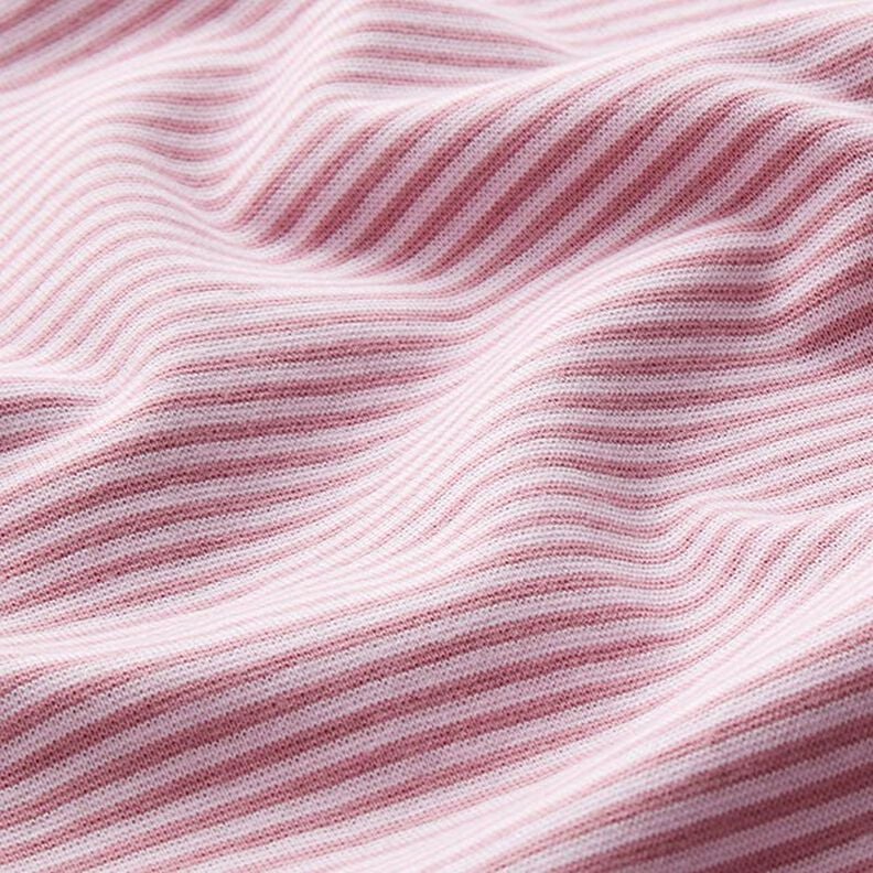 tessuto tubolare per polsini, righe sottili – rosa anticato/rosa,  image number 2