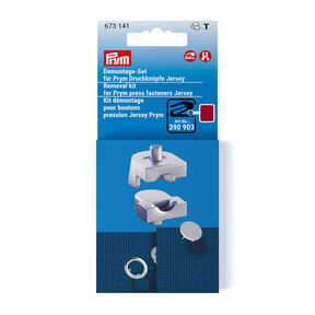 Set di smontaggio bottoni a pressione jersey [Ø 8 + 10 mm] | Prym – argento effetto metallizzato, 