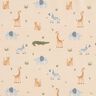 jersey di cotone Animali della giungla felici – anacardo,  thumbnail number 1