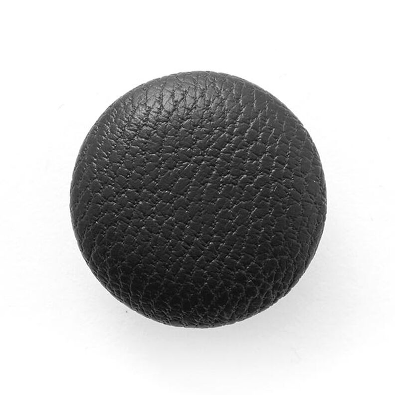 occhiello bottone in similpelle  – nero,  image number 1