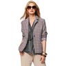 Misto cotone Fine motivo a quadri – rosa fucsia acceso/blu reale,  thumbnail number 5
