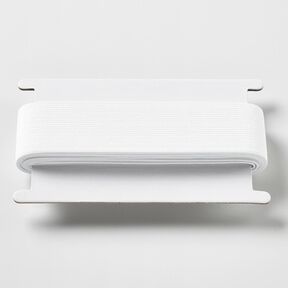Nastro elasticizzato liscio [3 m | 40 mm] – bianco, 