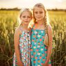 popeline di cotone Grandi mele | Poppy Fabrics – azzurro/salmone,  thumbnail number 5