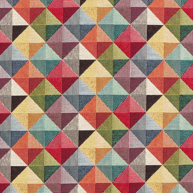 tessuto arredo gobelin losanghe retrò colorate,  image number 1