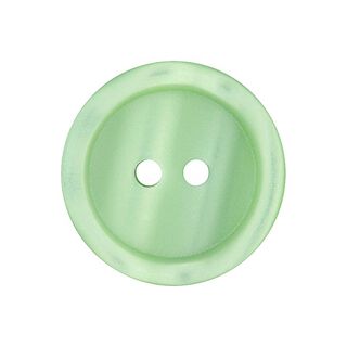 bottone in plastica 2 fori basic - verde chiaro, 
