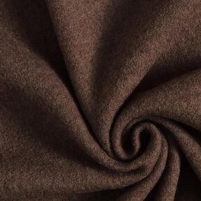 loden follato in lana mélange – marrone scuro, 