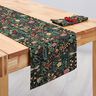 tessuto arredo gobelin Piastrelle floreali – nero,  thumbnail number 7