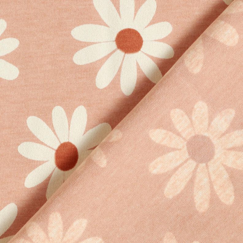 Misto cotone jersey fiorellini – rosa antico chiaro, image number 4