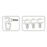 Ganci a clip [10 mm] 10 pezzi – trasparente | Prym,  thumbnail number 3