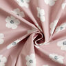 tessuto per impermeabili Grandi fiori – rosa anticato,  thumbnail number 5