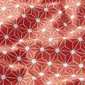 tessuto in cotone cretonne stella grafica – rosso,  thumbnail number 2