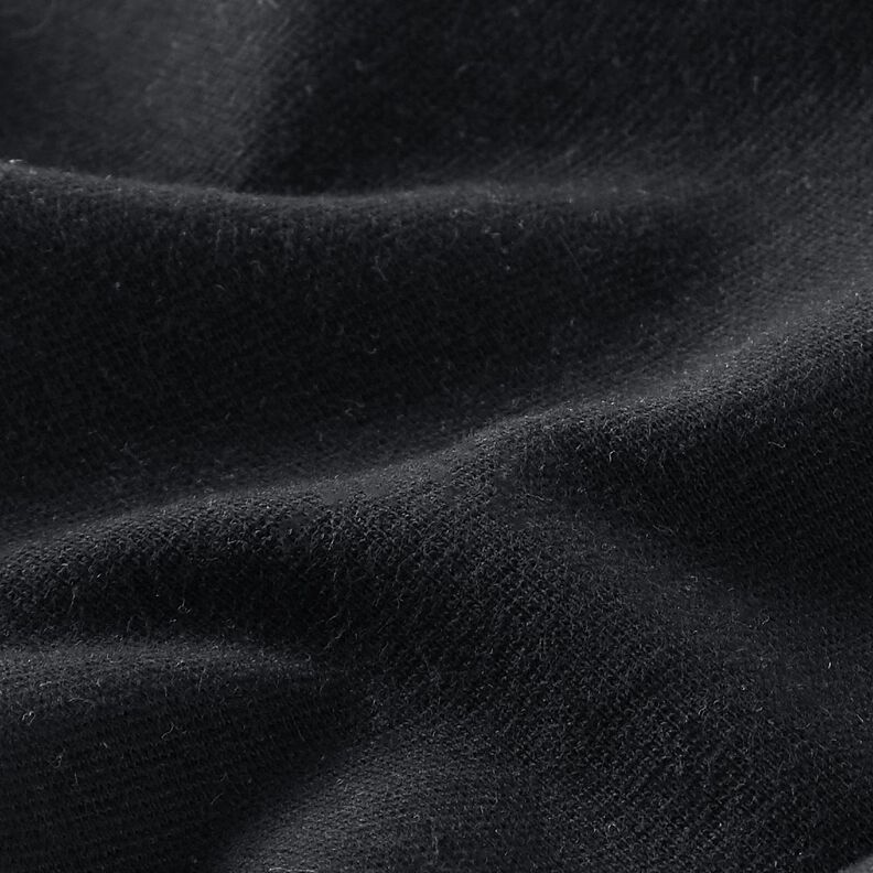 GOTS tessuto per bordi e polsini in cotone | Tula – nero,  image number 2