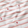 jersey di cotone Righe e cuori – bianco lana/rosa anticato,  thumbnail number 2