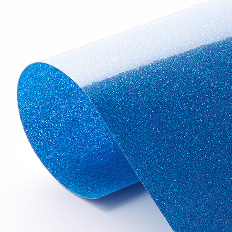 pellicola flessibile glitter Din A4 – blu,  image number 4