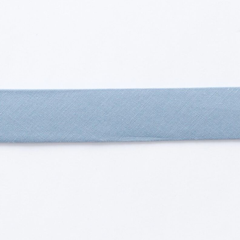 Nastro in sbieco Cotone bio [20 mm] – blu jeans chiaro,  image number 1