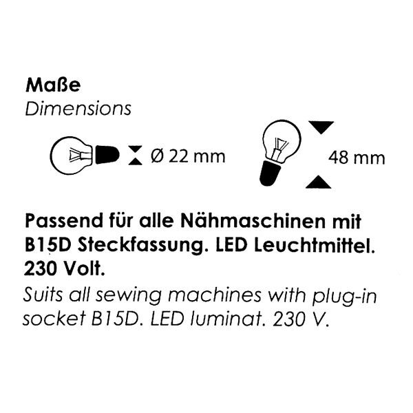 lampadina a LED “Carla’s Collection” B15D 230 V|0,6 watt, image number 3