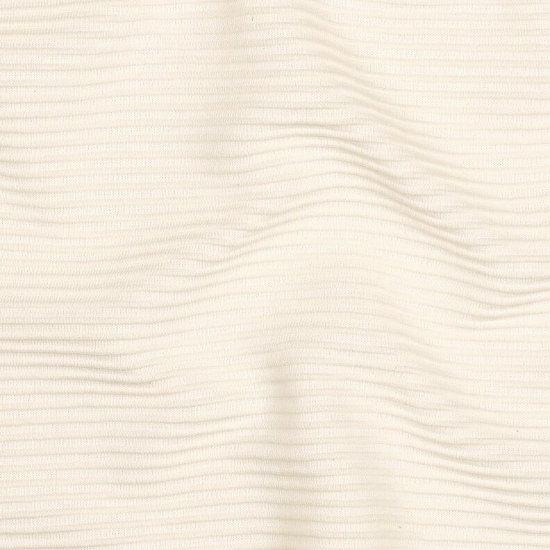 ottoman jersey a coste Misto cotone – crema, image number 2