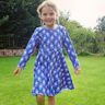 jersey di cotone Pavone | Stoff&Liebe – blu reale/rosa fucsia acceso,  thumbnail number 8