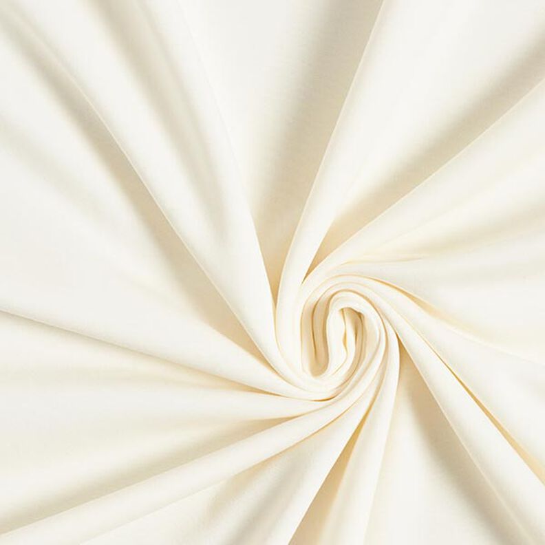 felpa di cotone leggera tinta unita – bianco lana,  image number 1