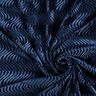 Onde in rilievo in velluto elasticizzato – blu marino,  thumbnail number 3