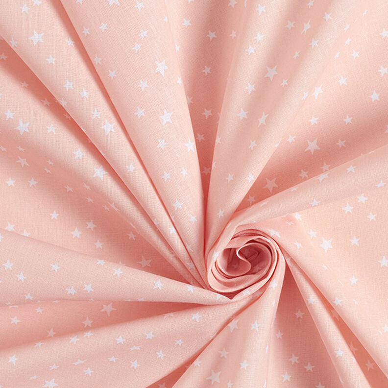 popeline di cotone stelle irregolari – rosa,  image number 3
